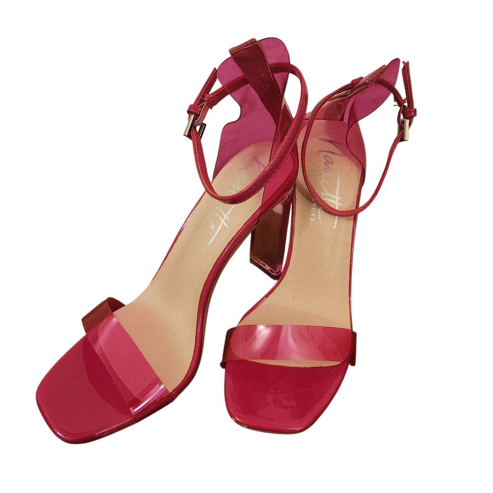 Nanette Lepore Y2k Barbiecore Jelly Heels Size 7